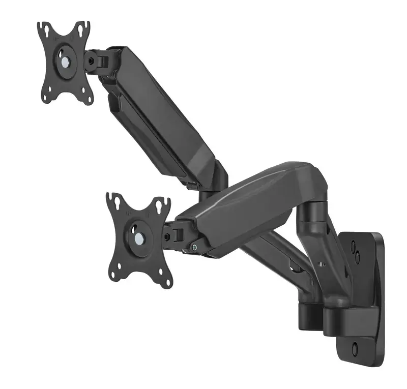 Настінне кріплення для двох моніторів OfficePro MA312B 17-32" 2-9 кг Black - фото - №4