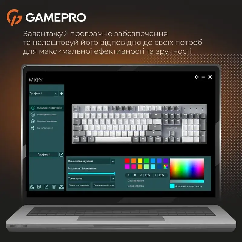 Клавіатура дротова GamePro Genesis Metallic MK144G Outemu Red Swithes USB Gray - фото - №13