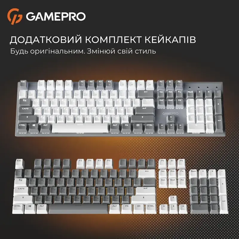 Клавіатура дротова GamePro Genesis Metallic MK144G Outemu Red Swithes USB Gray - фото - №15
