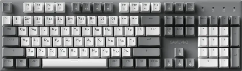 Клавіатура дротова GamePro Genesis Metallic MK144G Outemu Red Swithes USB Gray - фото - №5