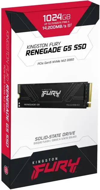 SSD накопичувач Kingston 8192GB Kingston Fury Renegade G5 PCIe 5.0 M.2 NVMe (SFYR2D/8T1) - фото - №8