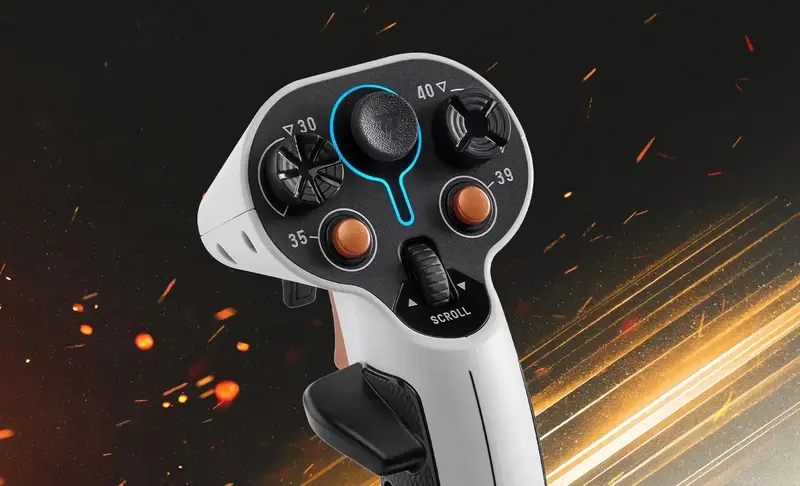 Джойстик Thrustmaster SOL-R 1 FLIGHTSTICK PC - фото - №3