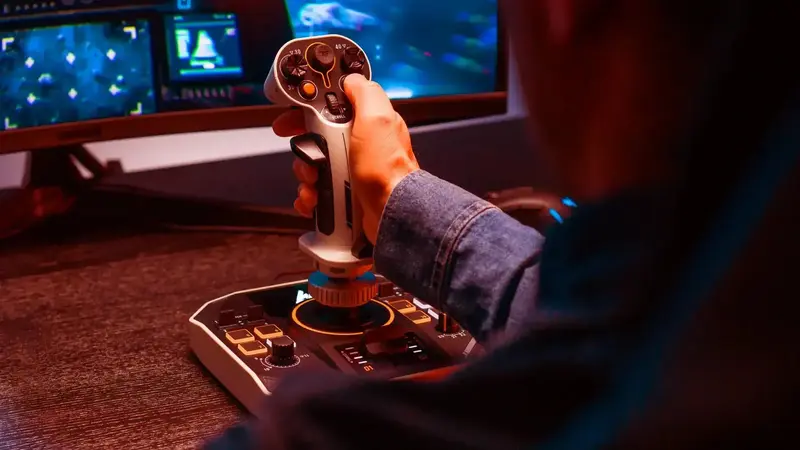 Джойстик Thrustmaster SOL-R 1 FLIGHTSTICK PC - фото - №1