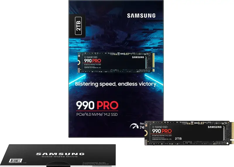 SSD накопитель Samsung M.2 2TB PCIe 4.0 990PRO - фото - №2