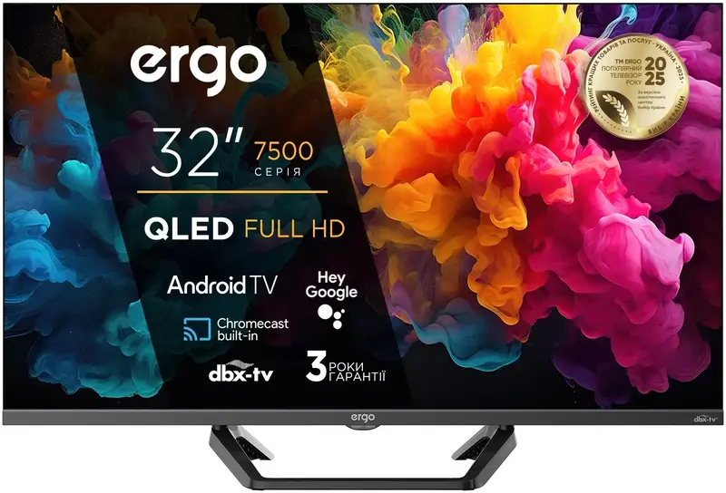 Телевізор Ergo 32JFQ7500 - фото - №1