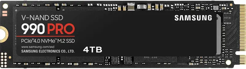 SSD накопичувач Samsung M.2 4TB PCIe 4.0 990PRO + радіатор - фото - №0