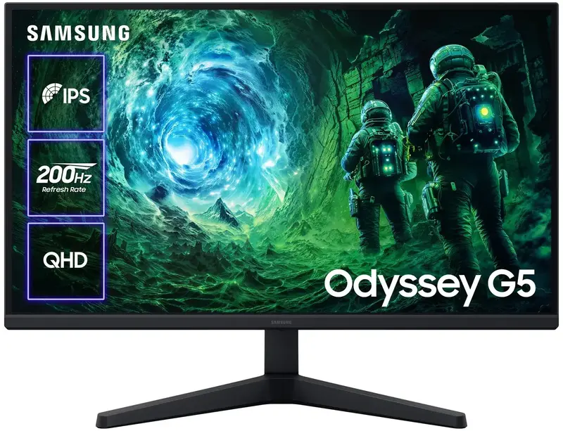 Монітор 27" Samsung Odyssey G5 (LS27FG532EIXUA) - фото - №0
