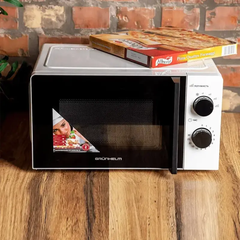 Микроволновая печь Grunhelm 20MX708-W - фото - №6
