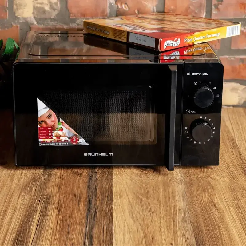 Микроволновая печь Grunhelm 20MX708-B - фото - №6