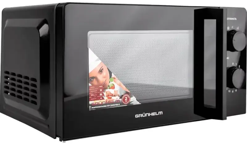 Микроволновая печь Grunhelm 20MX708-B - фото - №2