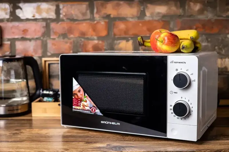 Микроволновая печь Grunhelm 20MX707-W - фото - №3