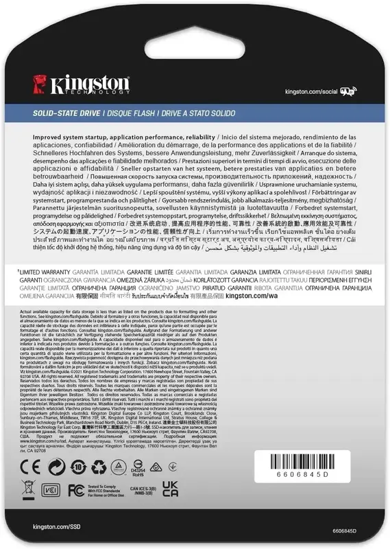 SSD накопичувач Kingston 7680GB DC600M 2.5" Enterprise SATA (SEDC600M/7680G) - фото - №1