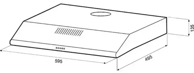 Витяжка плоска Grunhelm GVP 220 W - фото - №4