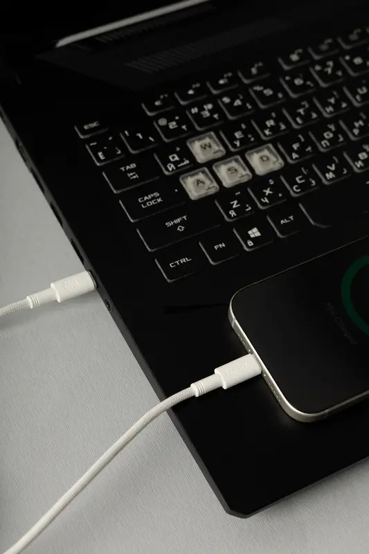 Kабель USB-С to USB-С Proove Nylo 1.5M (100W) чорний - фото - №2