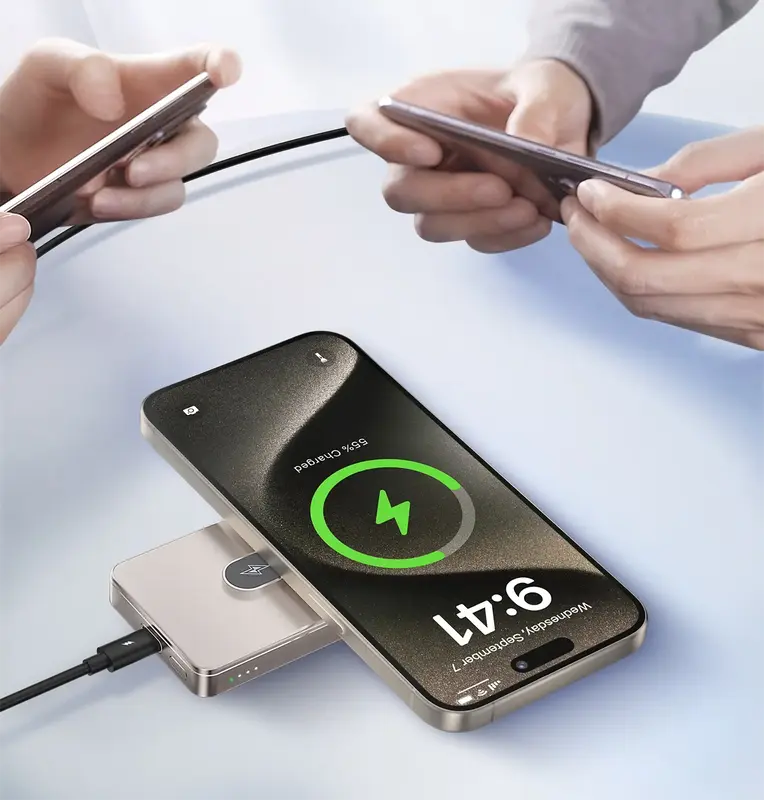 Дополнительная батарея Keephone MagCube 5000mAhGunmetal (KPMAGPB-36GL) - фото - №3