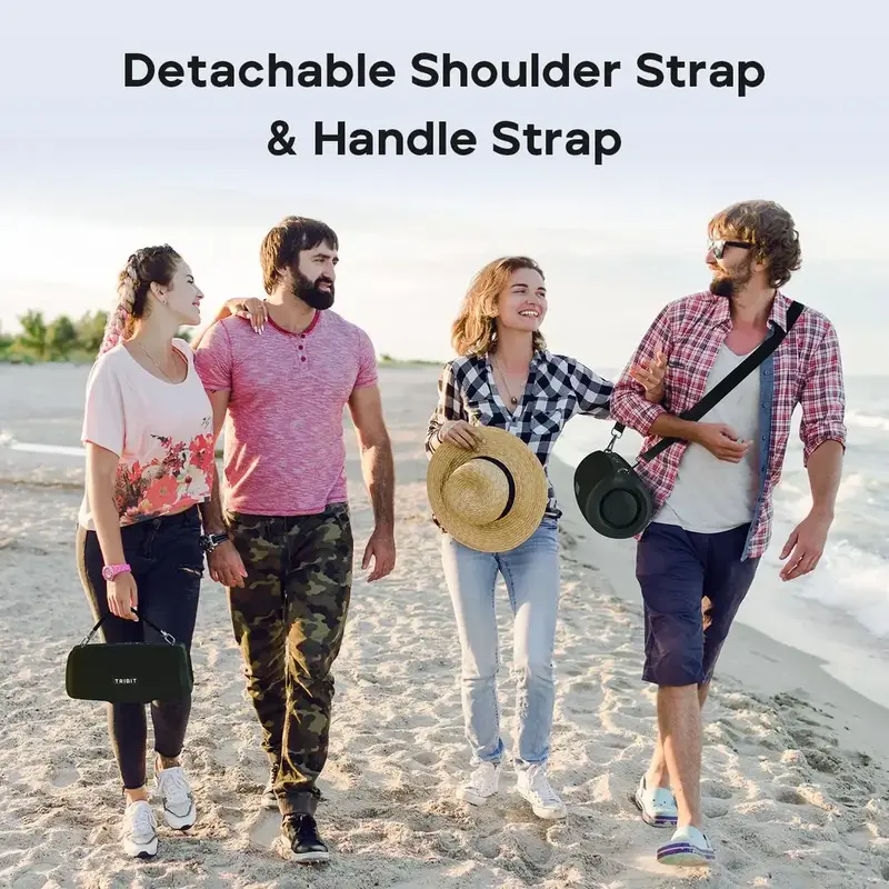 Портативна колонка TRIBIT StormBox Lava Black - фото - №12