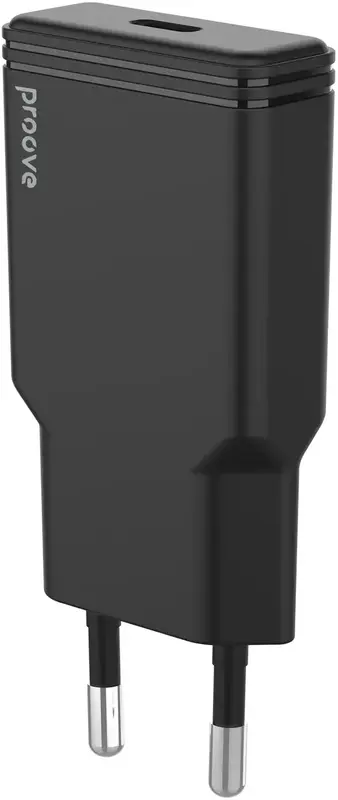 Ун. МЗП Proove Slender 20W Type-C чорний - фото - №1