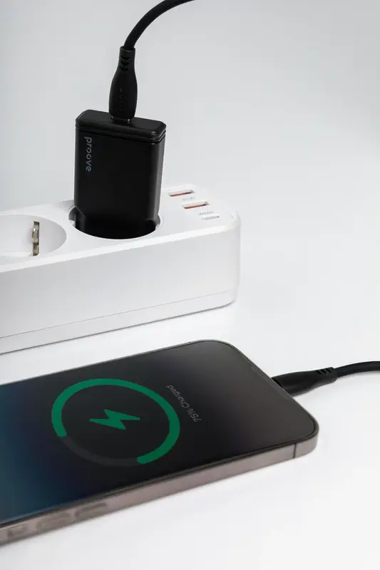 Ун. МЗП Proove Slender 20W Type-C чорний - фото - №5