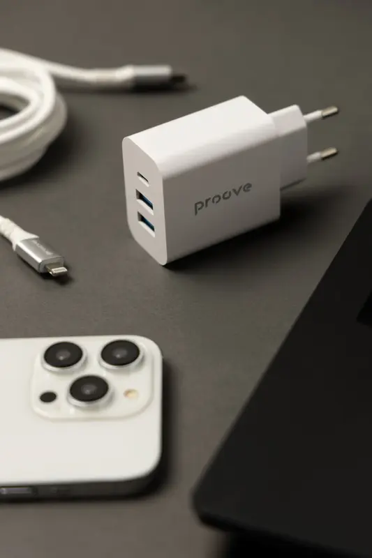 Ун. МЗП Proove Rapid 30W 2xUSB-A + Type-C белый - фото - №6