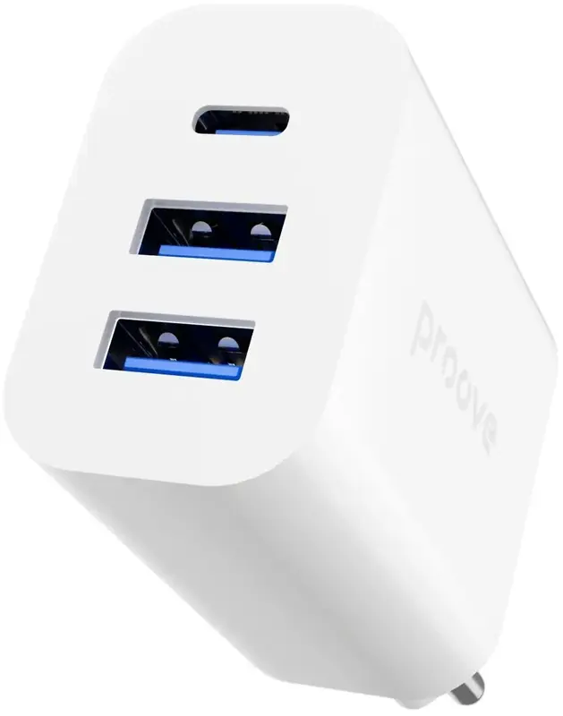 Ун. МЗП Proove Rapid 30W 2xUSB-A + Type-C белый - фото - №3