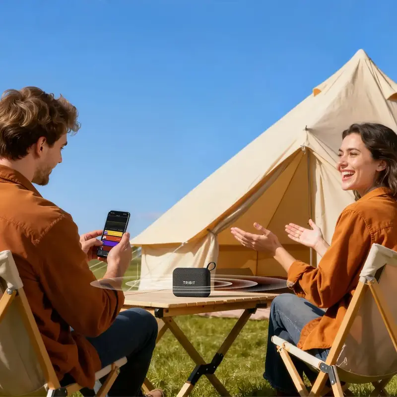 Портативна колонка Tribit Pocket Go Black BTS68 - фото - №4