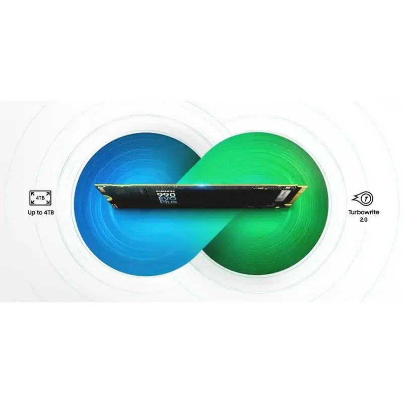 SSD накопичувач Samsung 990 Evo Plus 1TB M.2 PCIe 4.0 x4/5.0 x2 NVMe 2.0 V-NAND TLC (MZ-V9S1T0BW) - фото - №4