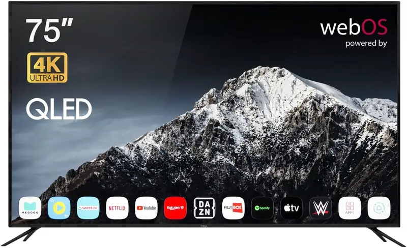 Телевизор Vinga S75UHD25QWEB - фото - №0