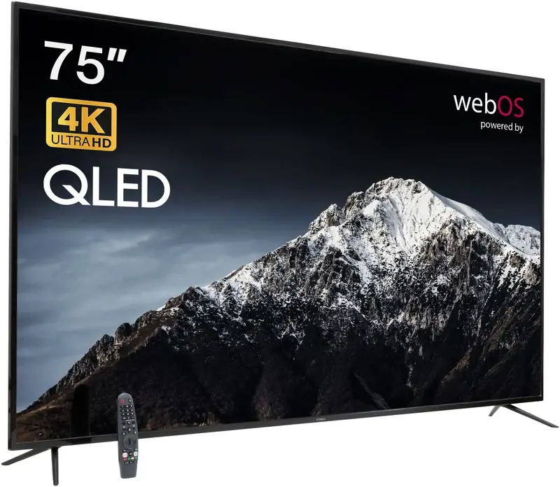 Телевизор Vinga S75UHD25QWEB - фото - №1