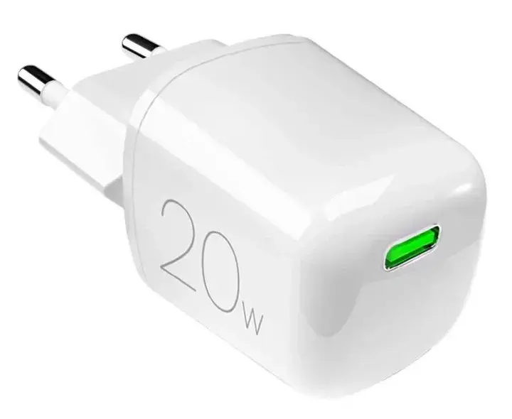 Ун.МЗП Puro wall charger 20W USB-C GaN бiлий - фото - №0