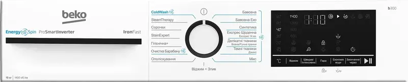 Пральна машина BEKO BM3WFU410435WB - фото - №6