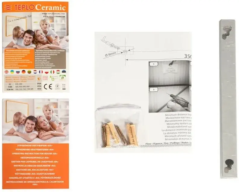 Керамічний обігрівач Teploceramic TCM-RA 1000 (800179) - фото - №6