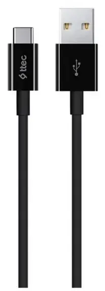 Kабель USB to USB-C Ttec (2DK12S) 1.2M чорний - фото - №0