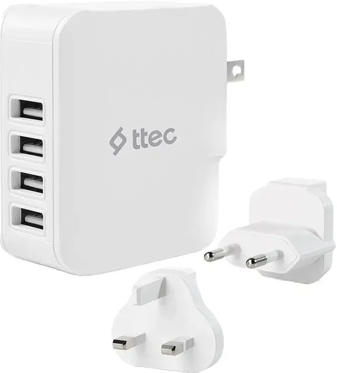 Ун. МЗП ttec Quattro (2SC02ВUK) 4xUSB 25W бiлий - фото - №0