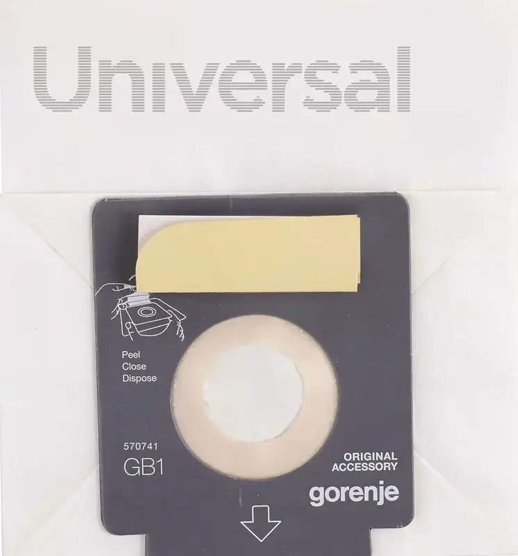 Мішки для пилососiв GORENJE GB1PBU (5) + фільтр - фото - №0