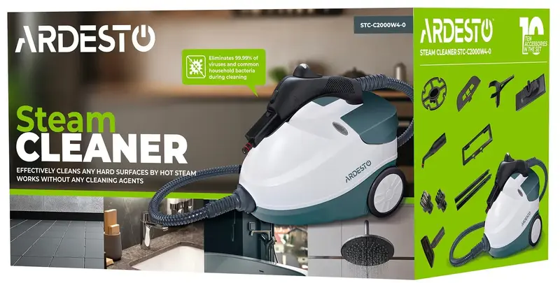 Пароочисник ARDESTO STC-C2000W4-0 - фото - №18