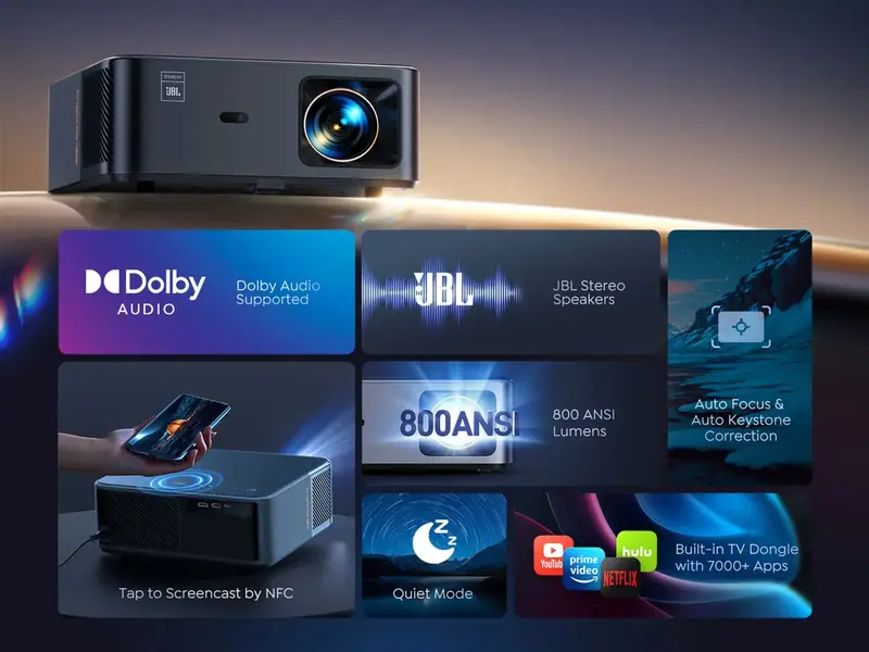 Проектор для дому Yaber K2S (Yaber-K2S) - фото - №12