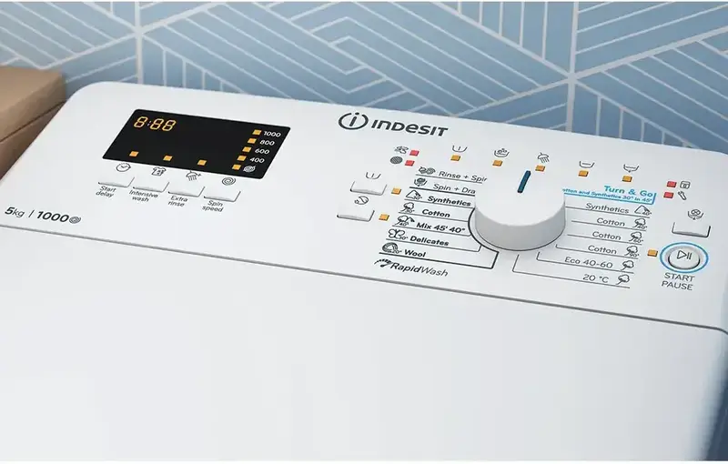 Пральна машина з вертикальним завантаженням Indesit BTW S50400 EU/N - фото - №7