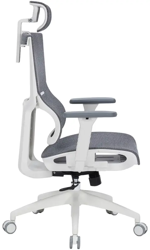 Кресло офисное Officepro Elegant OC660-W-DG-DG White/Dark Gray - фото - №5