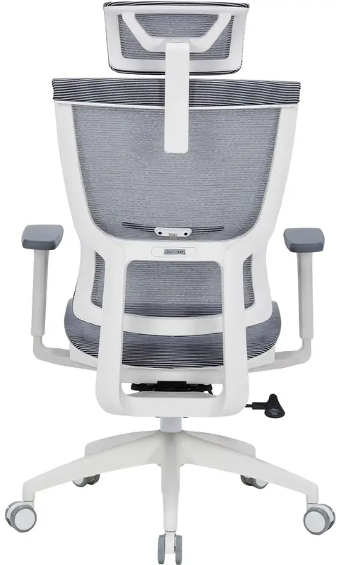 Кресло офисное Officepro Elegant OC660-W-DG-DG White/Dark Gray - фото - №4