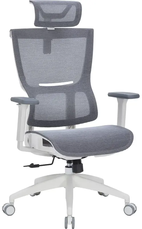 Кресло офисное Officepro Elegant OC660-W-DG-DG White/Dark Gray - фото - №3