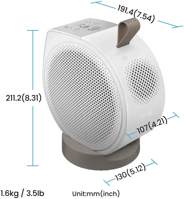 Проєктор BenQ 9H.R0K77.59E - фото - №4