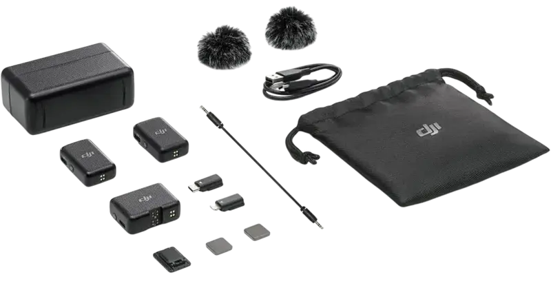 Мікрофонна система DJI Mic Mini (2 TX+1 RX+Charging Case) - фото - №5