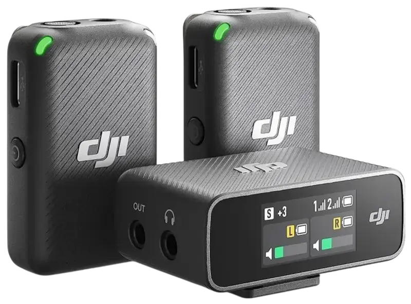 Мікрофонна система DJI Mic Mini (2 TX+1 RX+Charging Case) - фото - №1