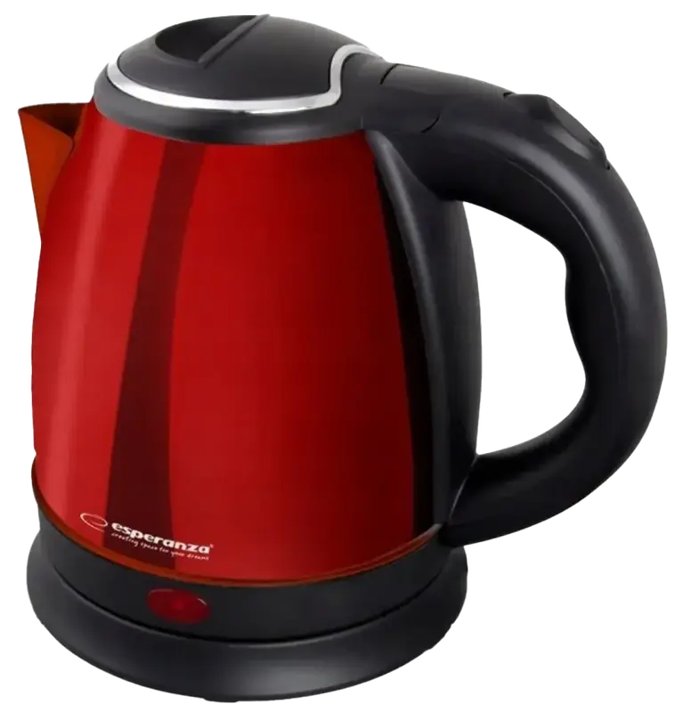 Електрочайник ESPERANZA Kettle Parana 1.0 л, Red, обмінна гарантія, EKK128R - фото - №0
