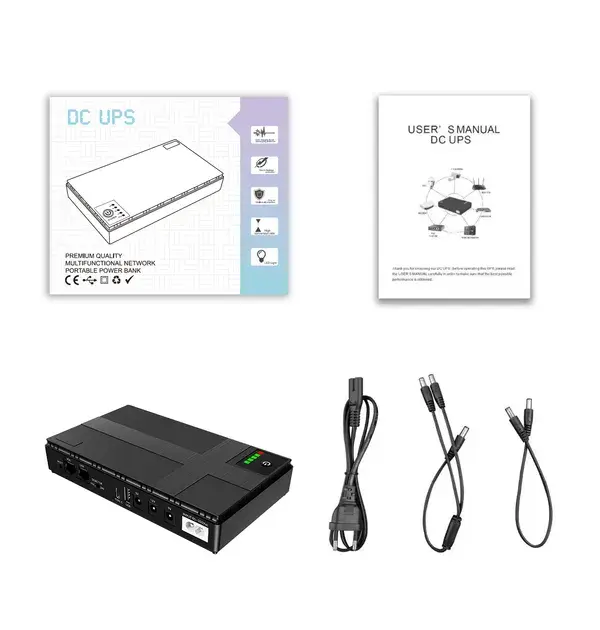 Порт.ДБЖ для роутера YEPO DC-UPS YP-36W/12000 (36W/12000mAh/LiFePO4) - фото - №5