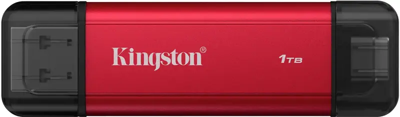 Зовнiшнiй SSD Kingston Dual Portable 1TB (SPSD/1TB) USB 3.2 Gen 2 Type-C/Type-A - фото - №0