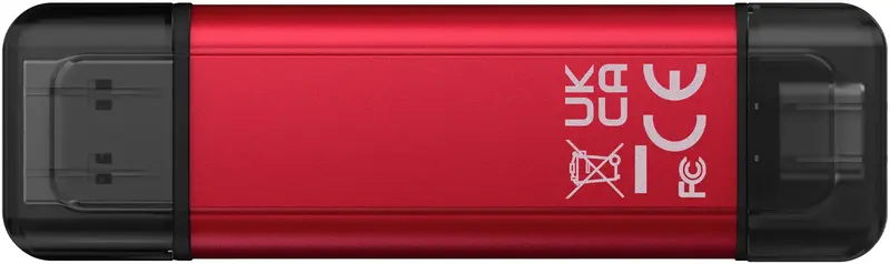 Зовнiшнiй SSD Kingston Dual Portable 1TB (SPSD/1TB) USB 3.2 Gen 2 Type-C/Type-A - фото - №4