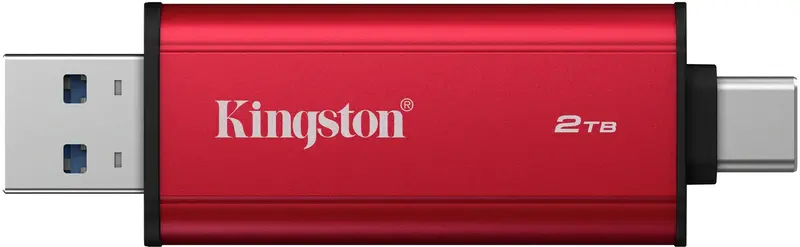 Зовнiшнiй SSD Kingston Dual Portable 2TB (SPSD/2TB) USB 3.2 Gen 2 Type-C/Type-A - фото - №1