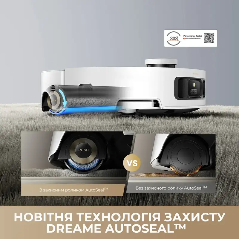 Робот-пилосос миючий Dreame Aqua 10 Roller Black - фото - №16