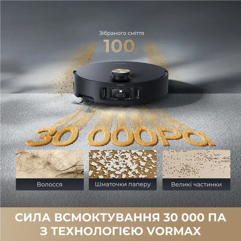 Робот-пилосос миючий Dreame Aqua 10 Roller Black - фото - №19